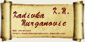 Kadivka Murganović vizit kartica